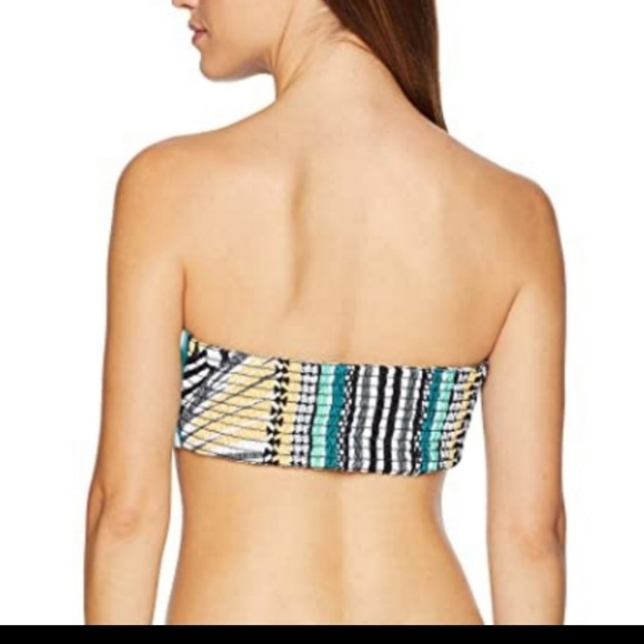 NWT Becca Reversible Bandeau Bikini Top size Large - Picture 3 of 13